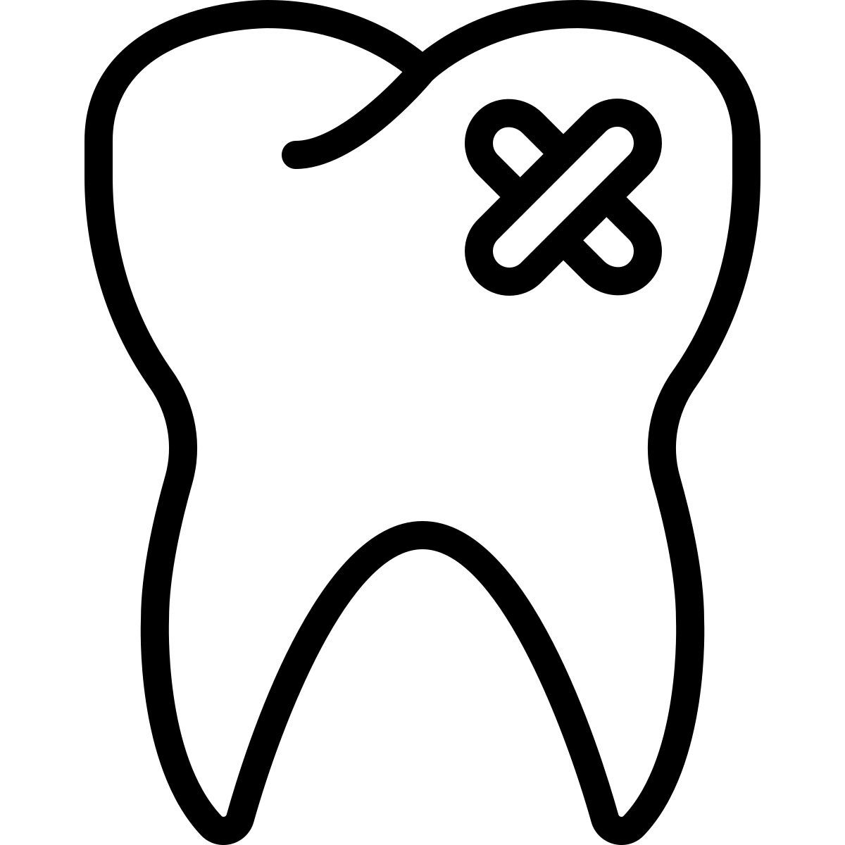 broken tooth icon