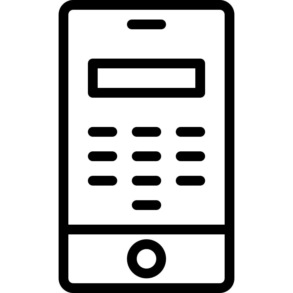 dial pad icon