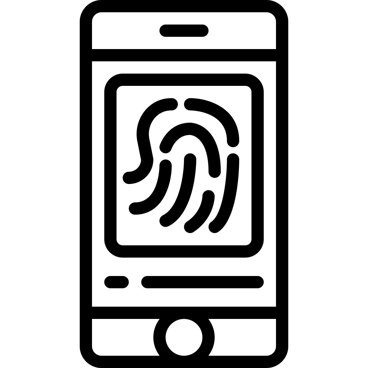 impressão digital icon