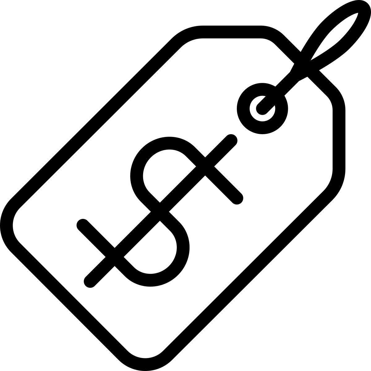 etiqueta de precio icon