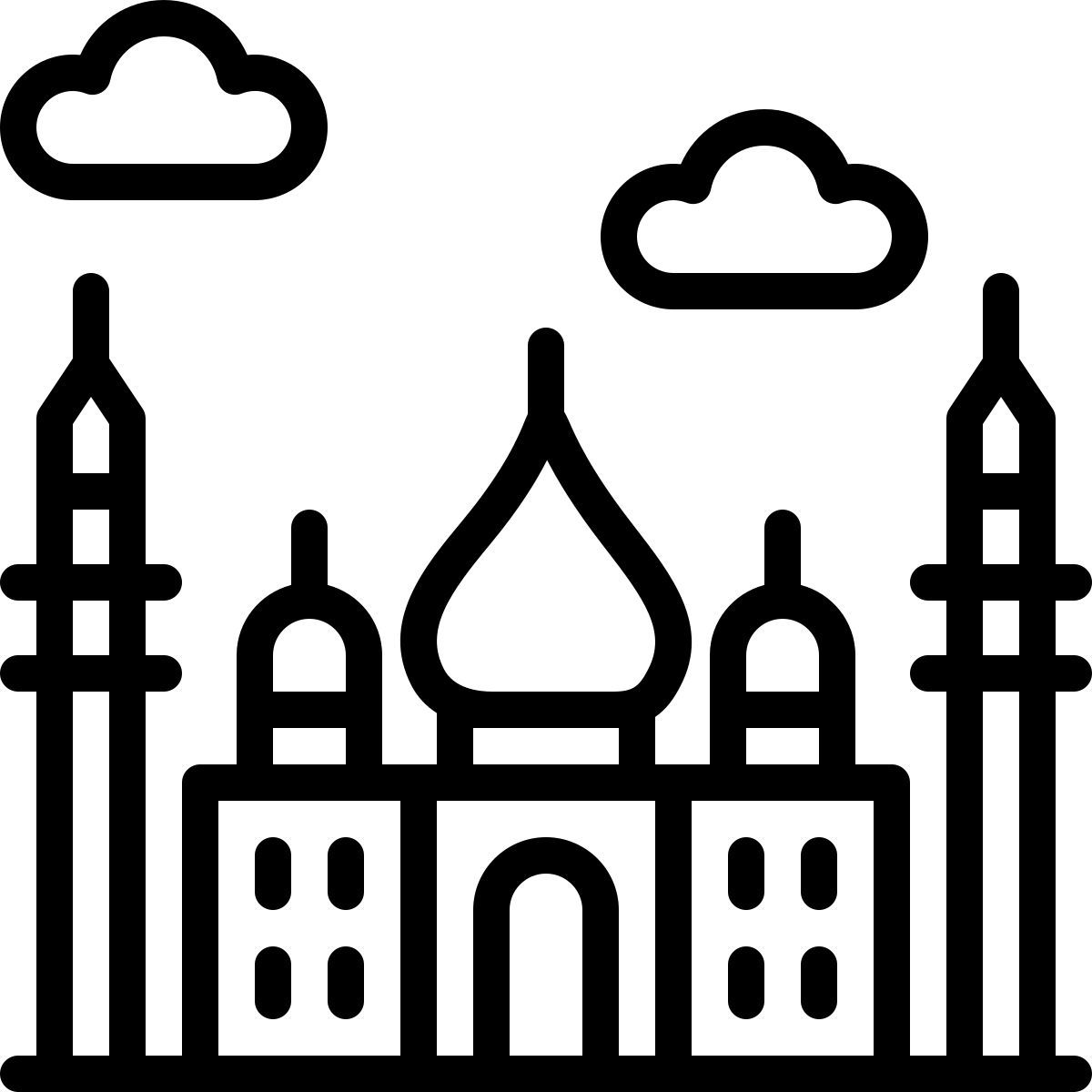 taj mahal icon