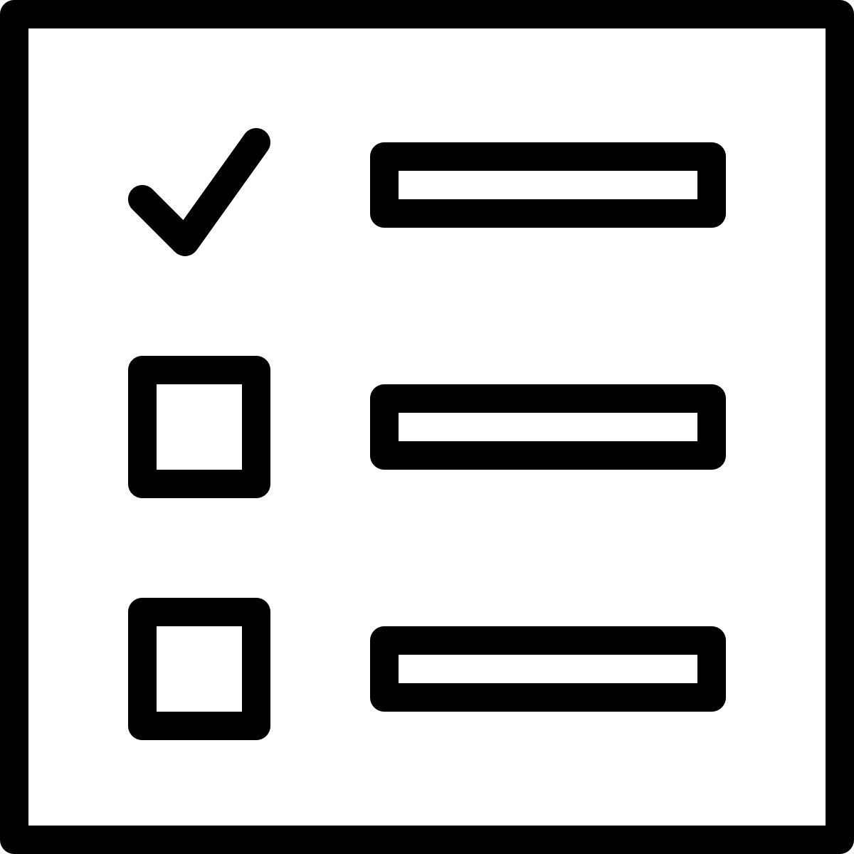 lista delle cose da fare icon