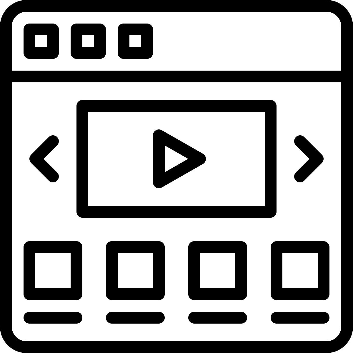 video web icon
