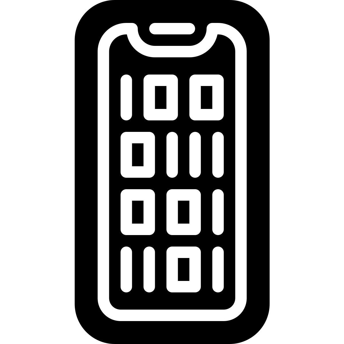 binary code icon