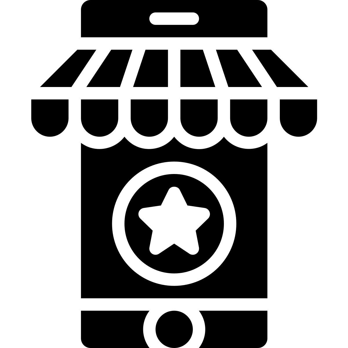mobile shopping icon