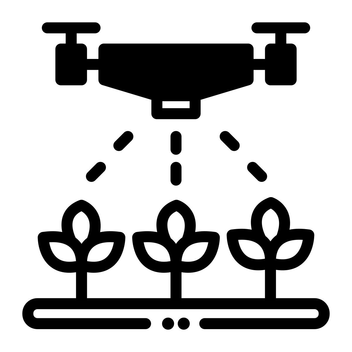 drone watering icon