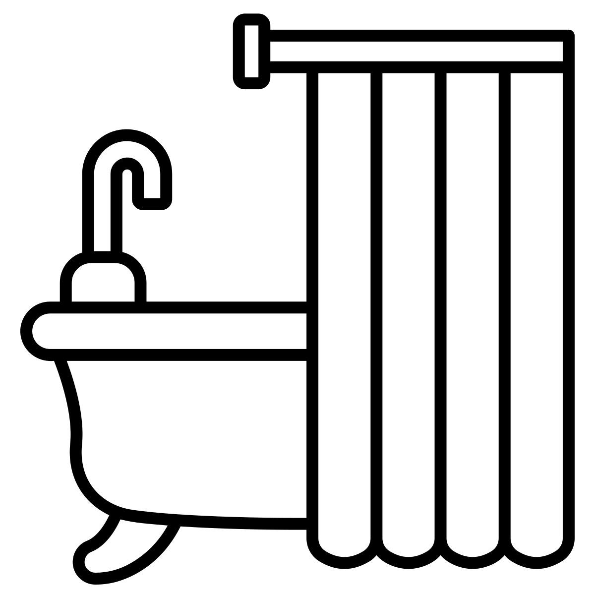 doccia e vasca icon