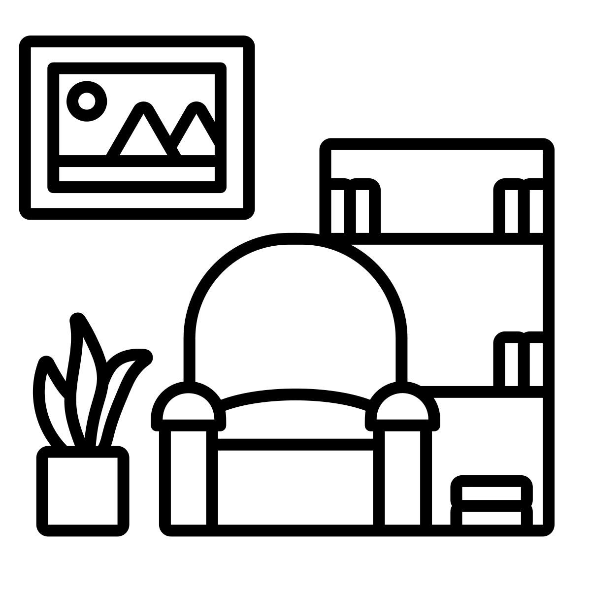 living room icon