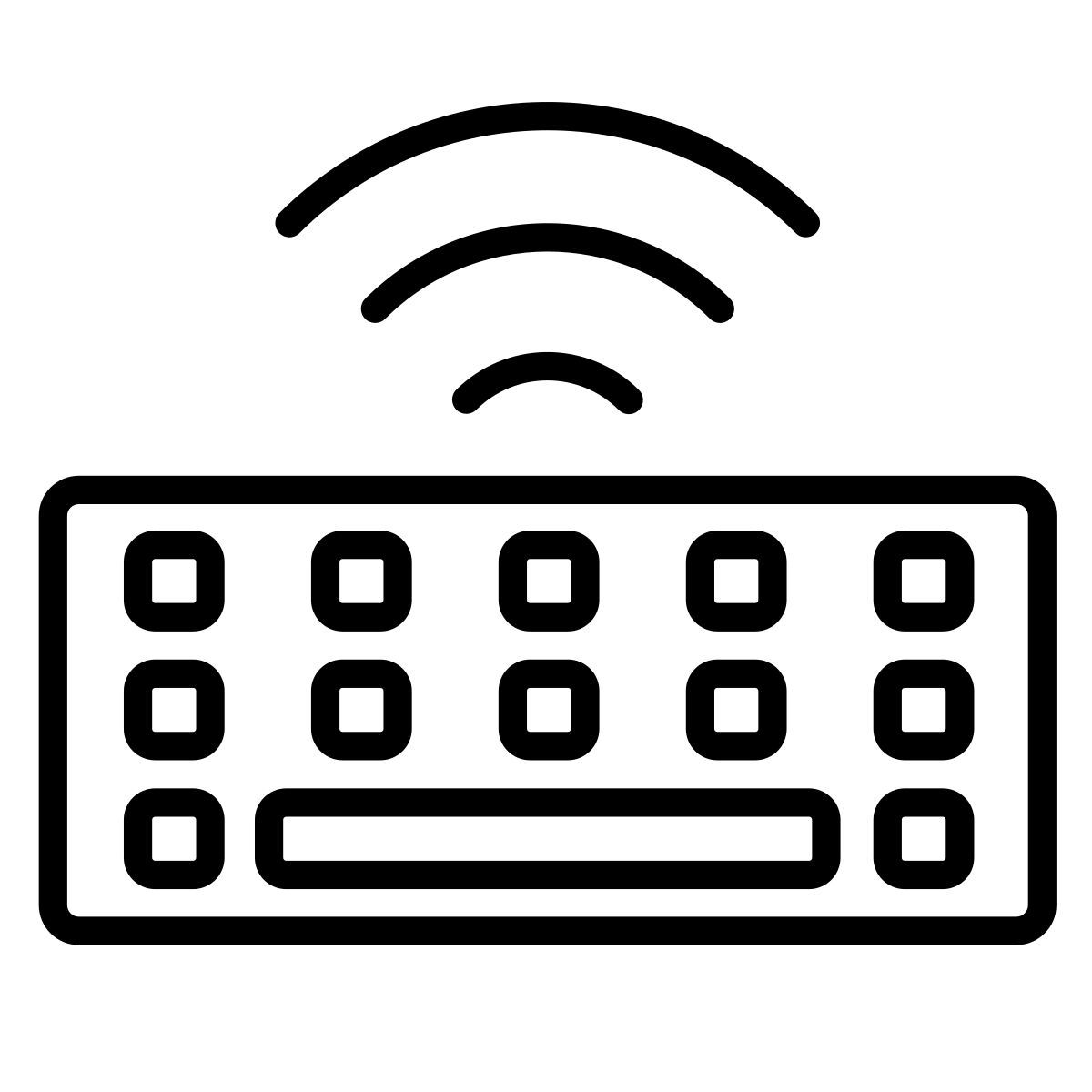 wireless keyboard icon
