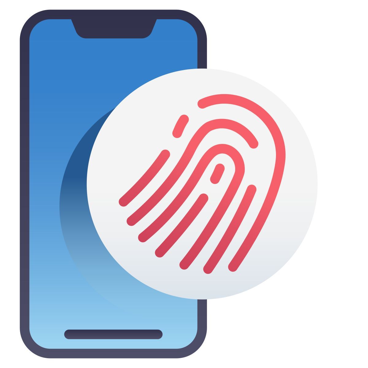 fingerprint scan icon