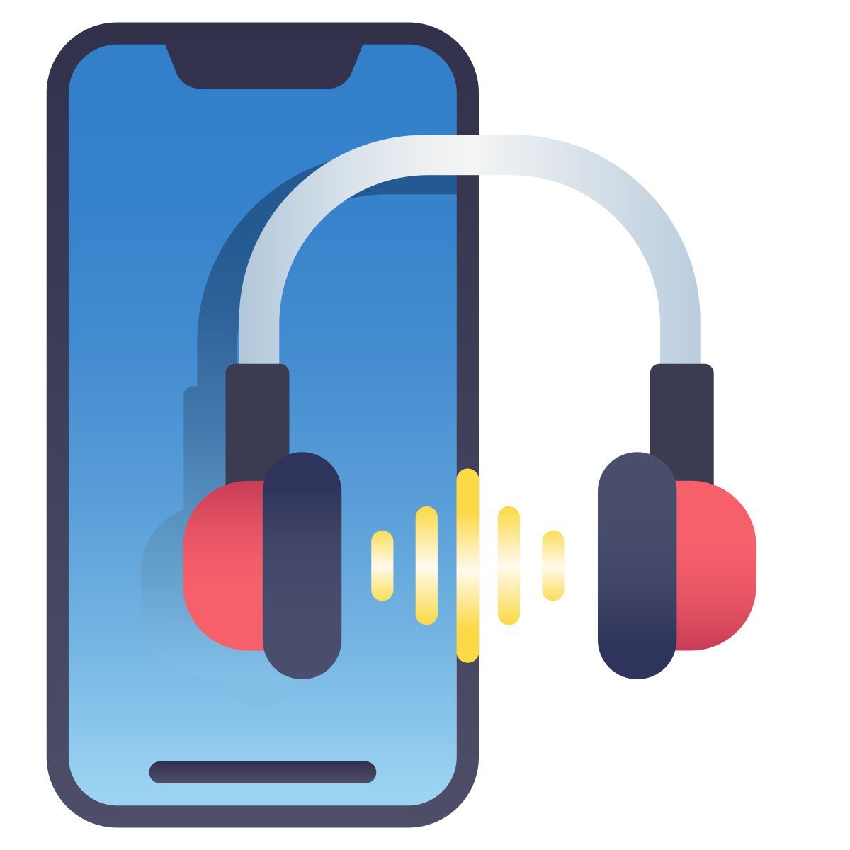 pnohe wireless headphones icon