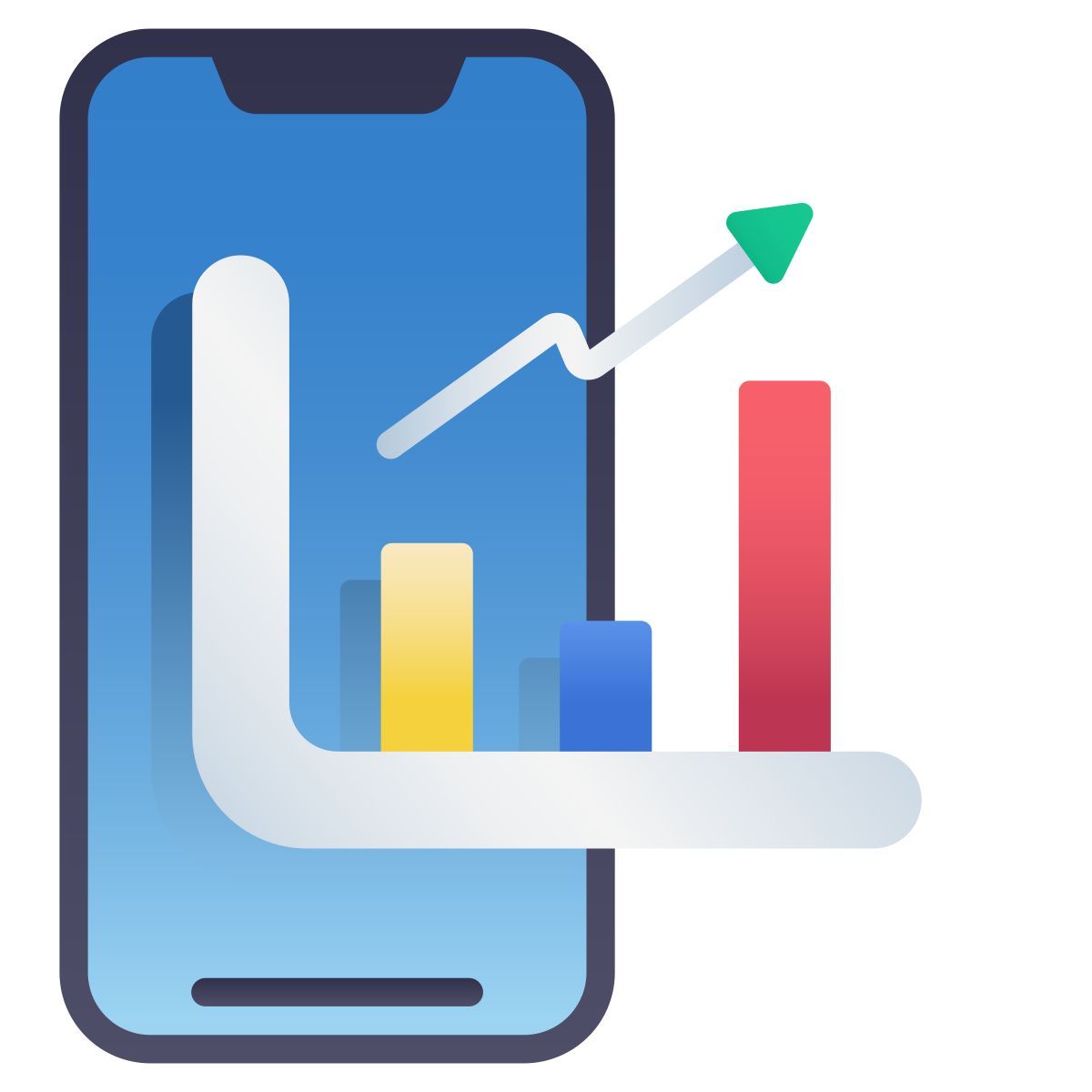 gráfico de acciones icon