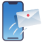 external mobile-mail-mobile-rabit-jes-flat-gradient-rabit-jes icon