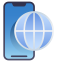 external mobile-web-mobile-rabit-jes-flat-gradient-rabit-jes icon