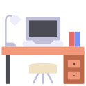 external desk-home-decoration-rabit-jes-flat-rabit-jes-2 icon