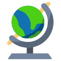 external globe-navigation-and-maps-rabit-jes-flat-rabit-jes icon