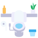external toilet-home-decoration-rabit-jes-flat-rabit-jes icon
