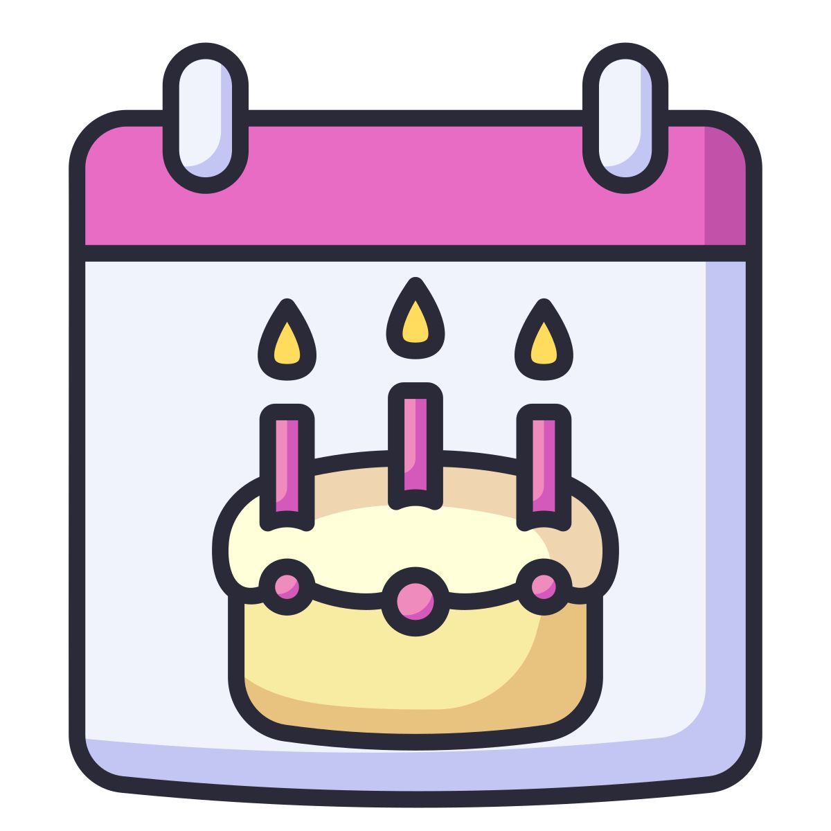 birthday date icon