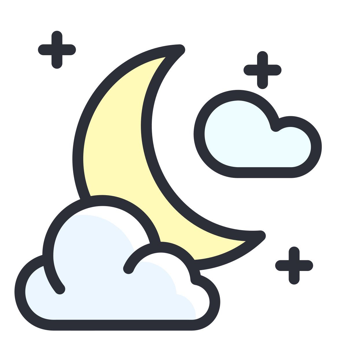 nublado cerca icon