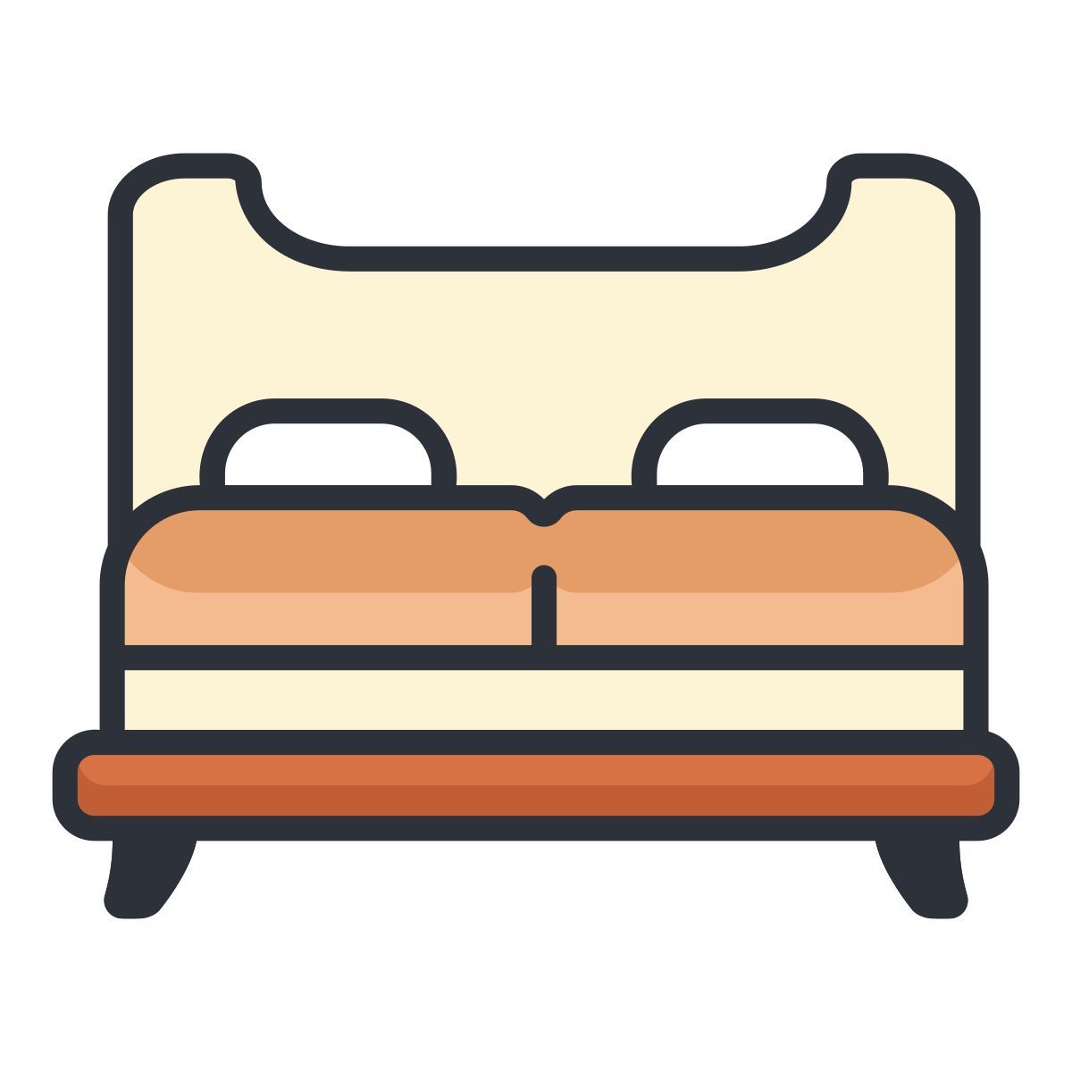 double bed icon