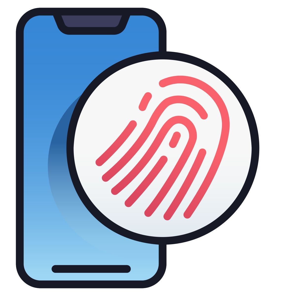 fingerprint scan icon
