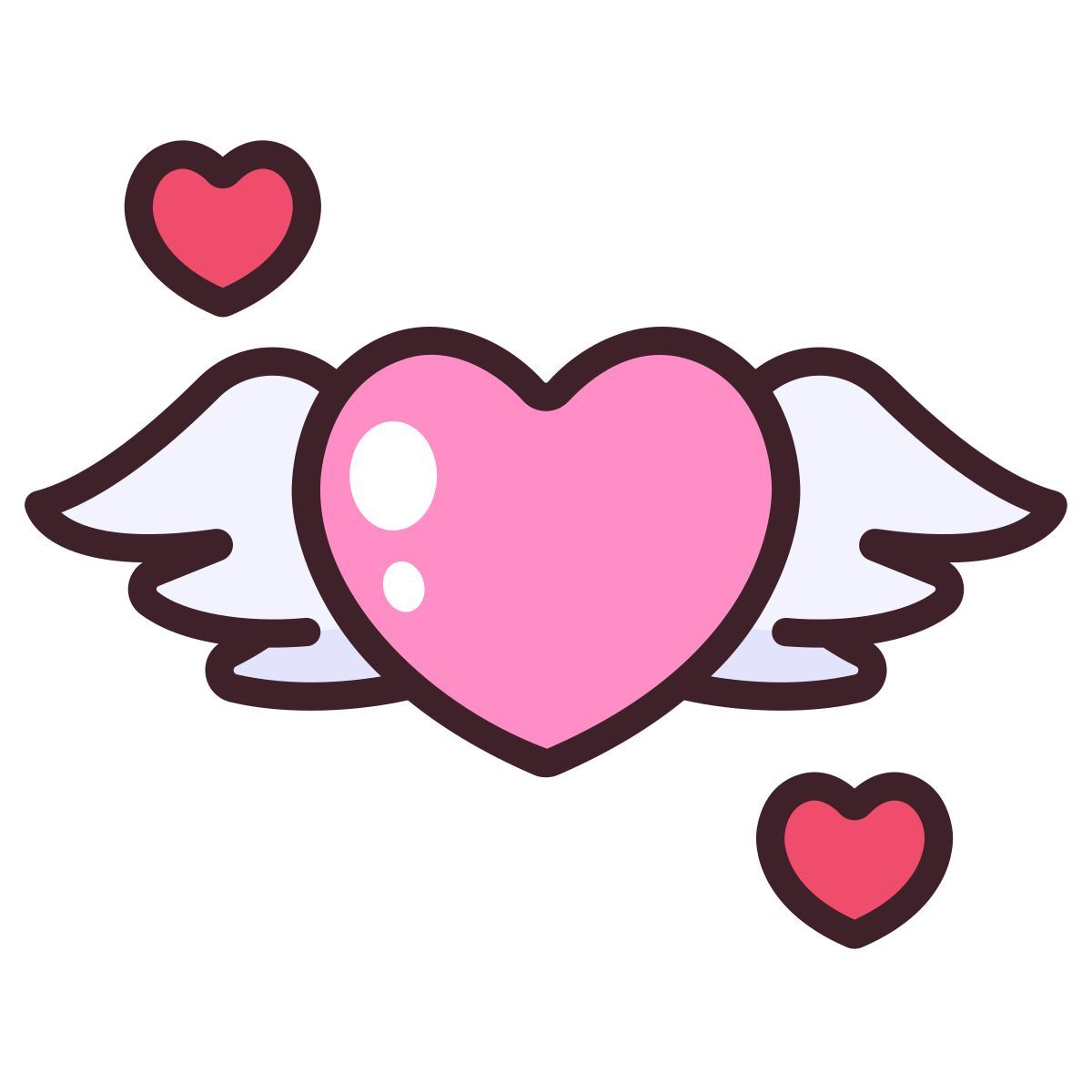 heart wings icon