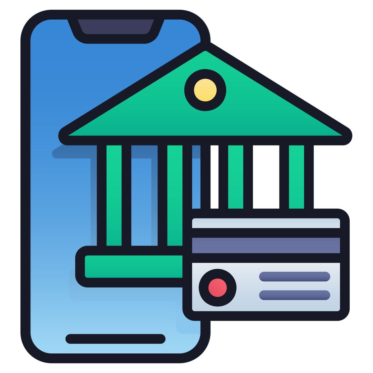 mobile banking icon
