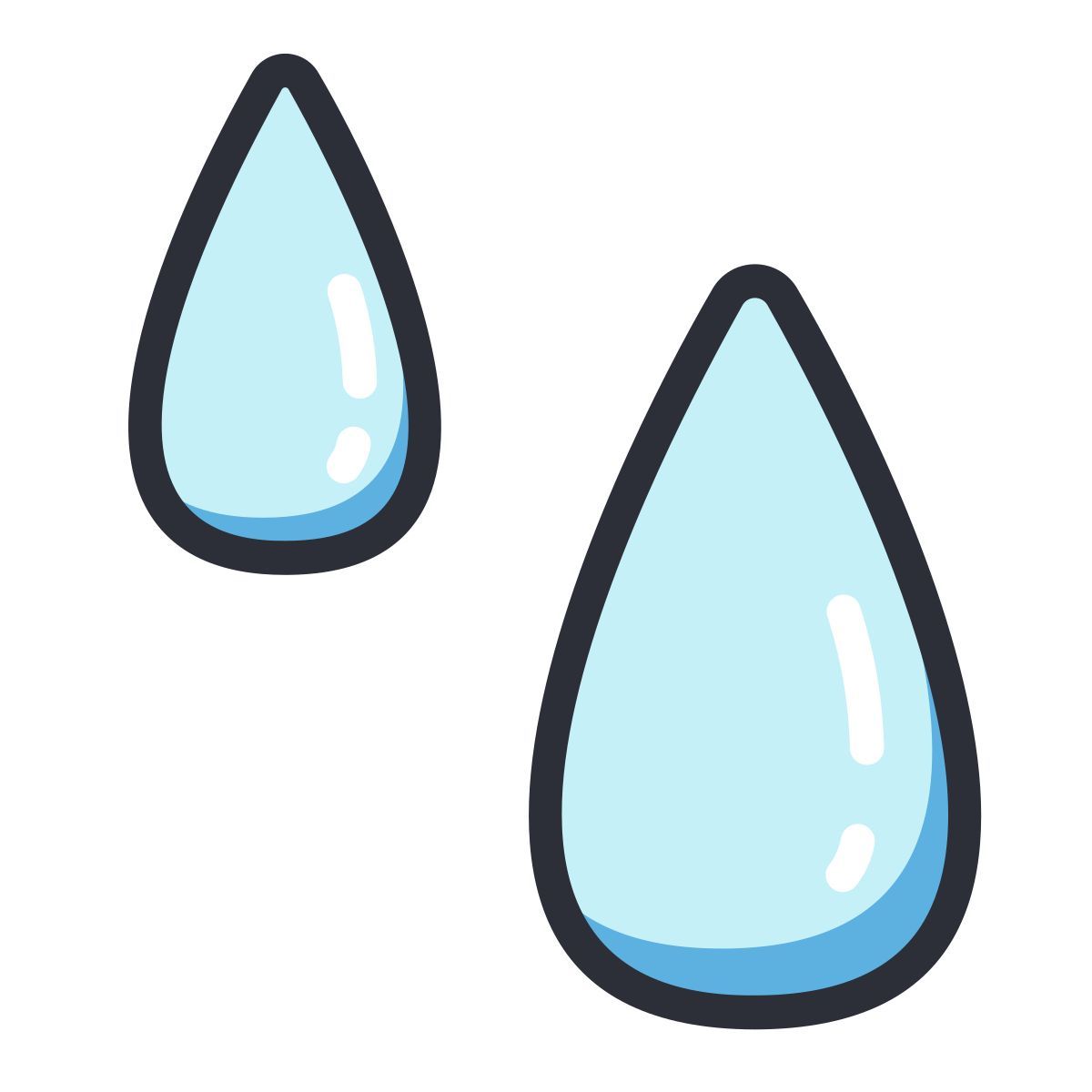 rain drops icon