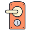 external doorknob-hotel-rabit-jes-outline-color-rabit-jes icon