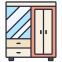 external wardrobe-home-decoration-rabit-jes-outline-color-rabit-jes-2 icon