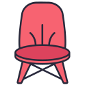 external chair-home-decoration-rabit-jes-outline-color-rabit-jes icon