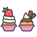 external cupcake-dessert-rabit-jes-outline-color-rabit-jes icon