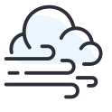 external windy-weather-rabit-jes-outline-color-rabit-jes icon