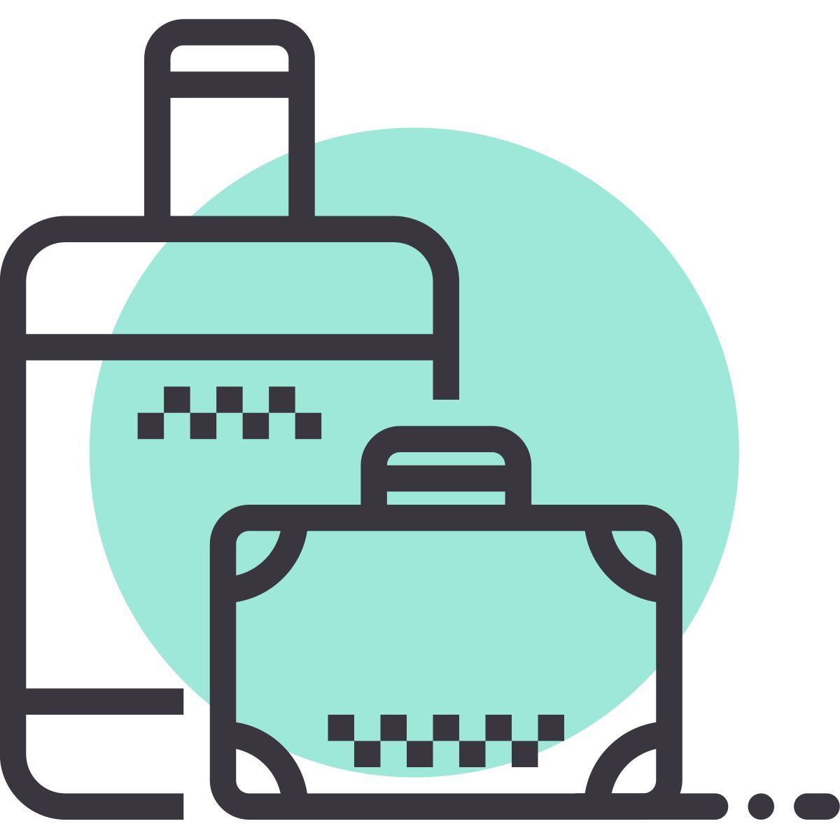 externes gepäck camping abenteuer und outdoors random chroma amoghdesign icon