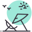 external chair-beach-random-chroma-amoghdesign icon