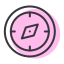 external compass-travel-and-transport-random-chroma-amoghdesign icon