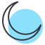 external crescent-islam-random-chroma-amoghdesign icon