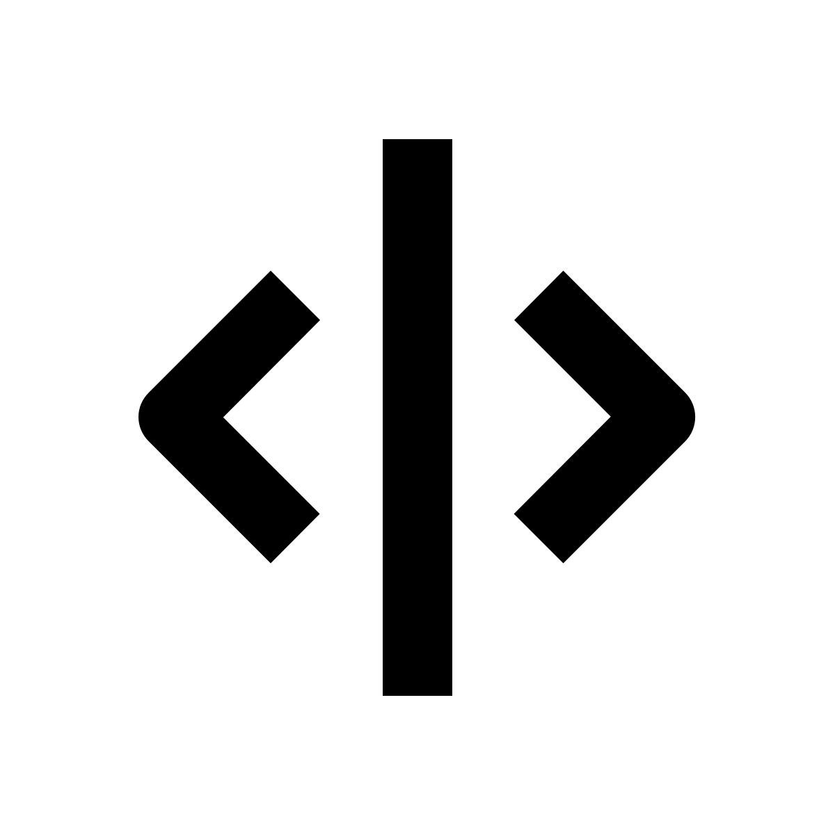 align center horizontal icon