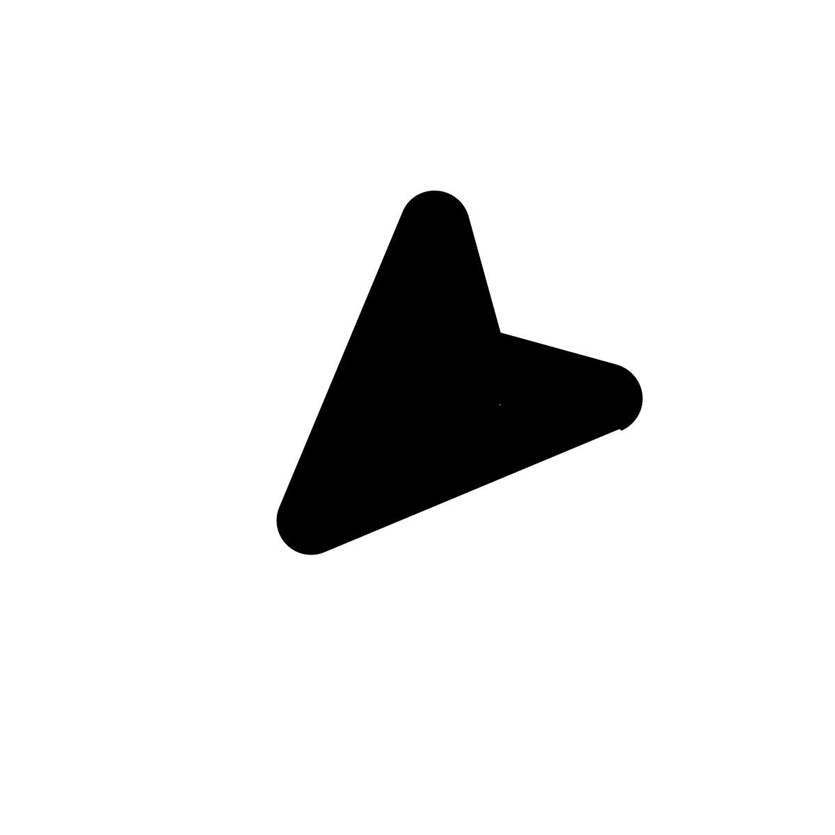 arrow down left icon