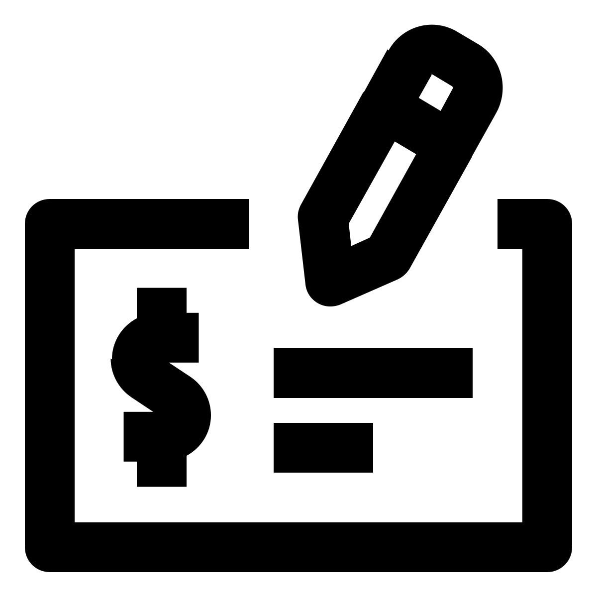 cheque icon