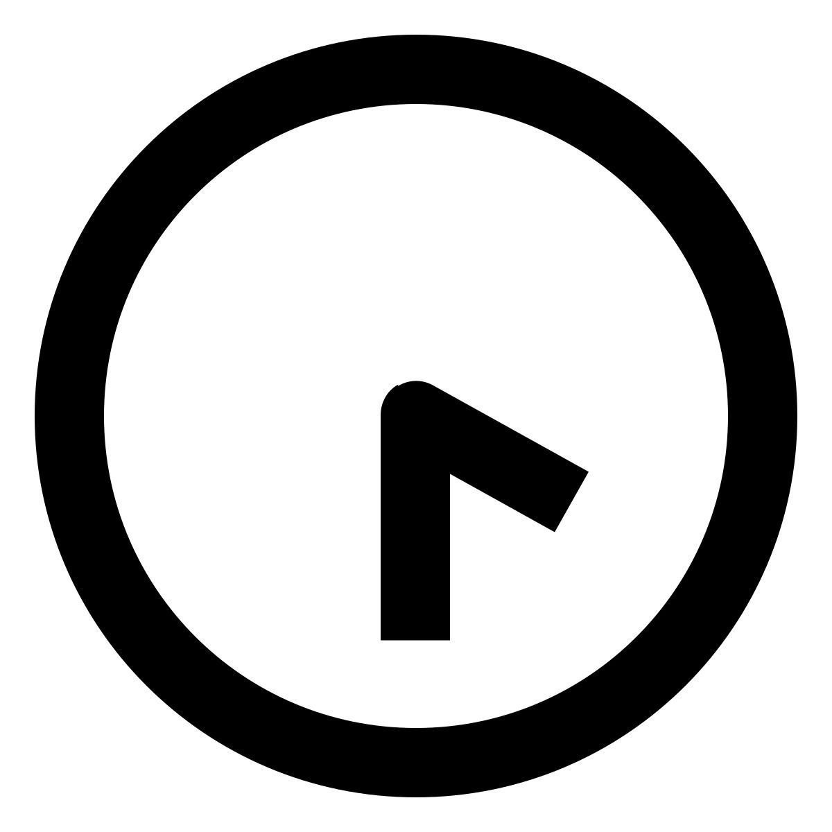 clock half past four icon