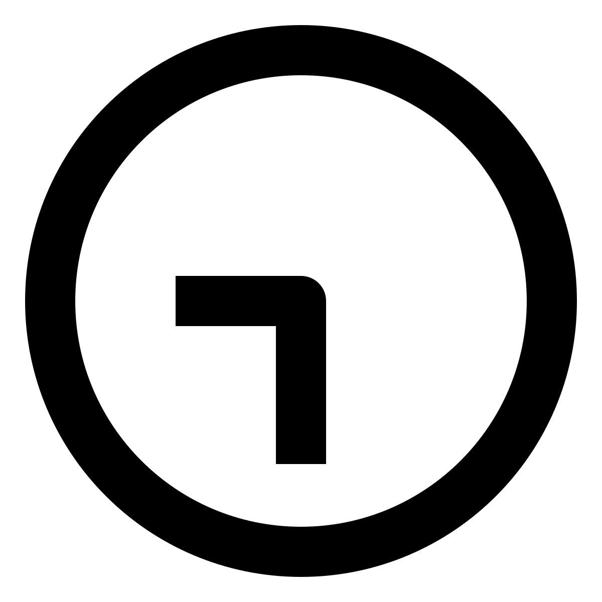 clock half past nine icon