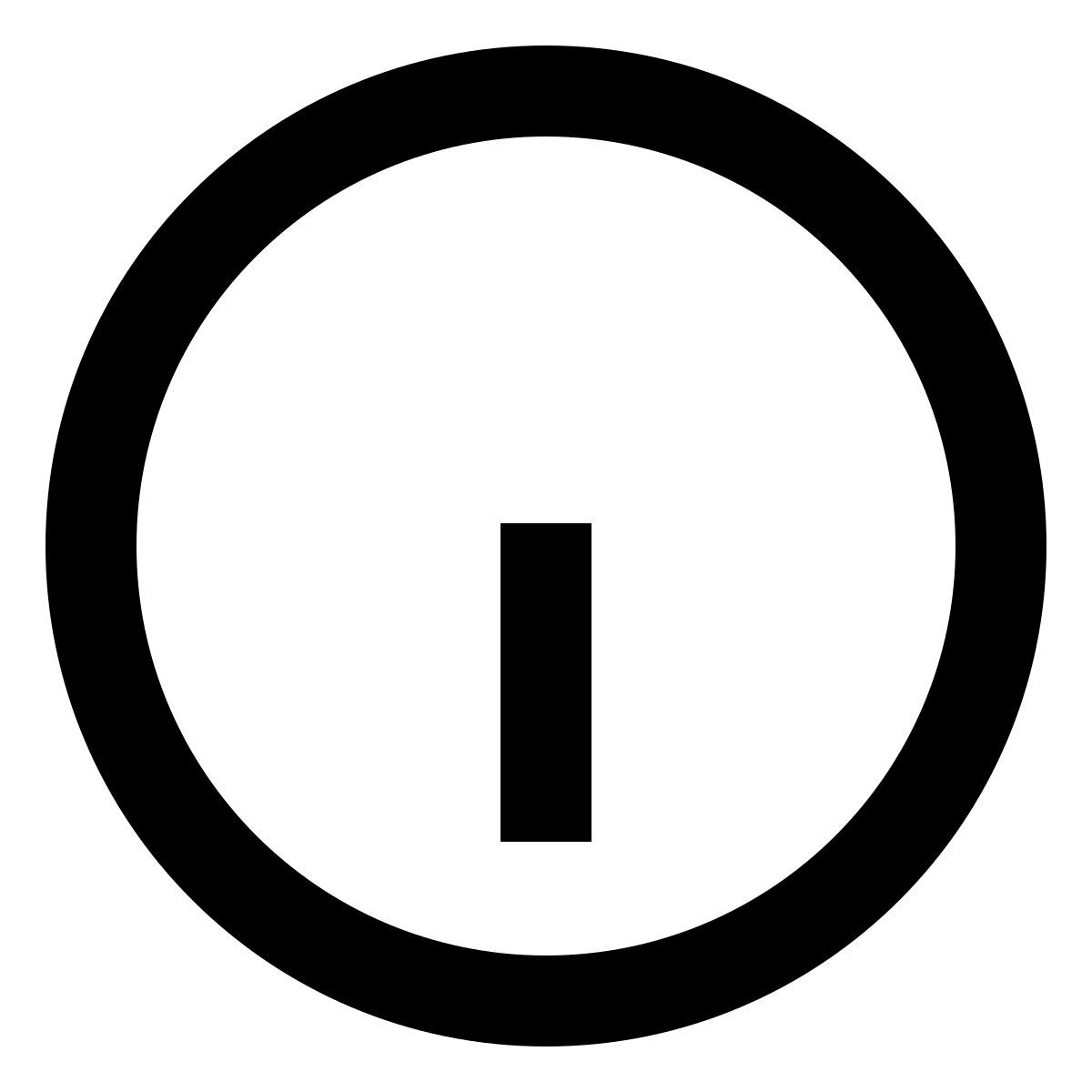 clock half past six icon