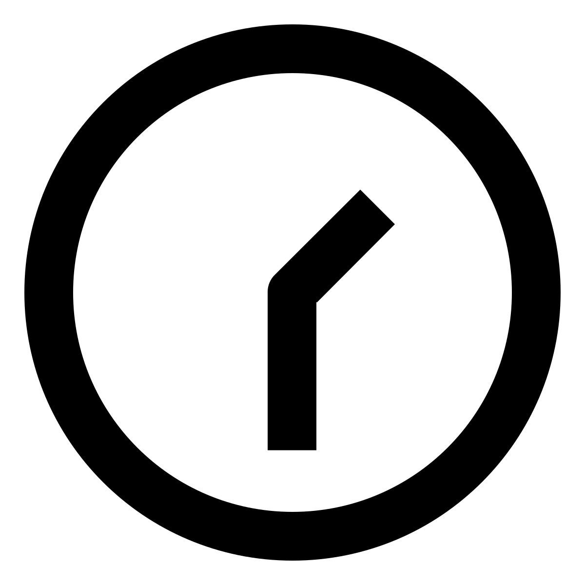 clock half past two icon