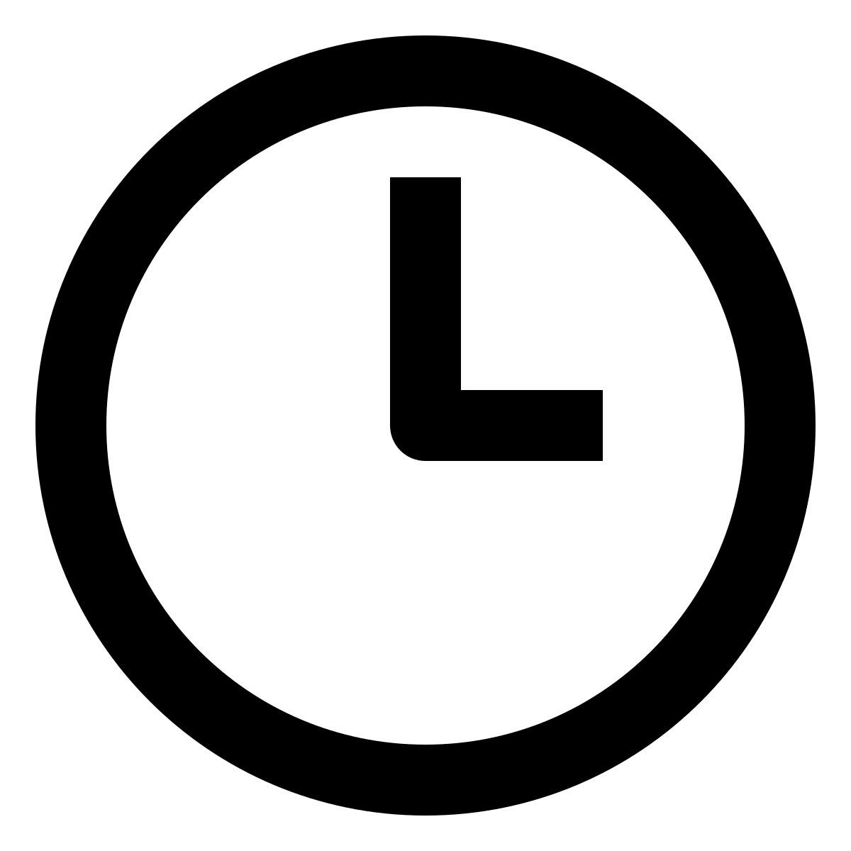 clock three icon