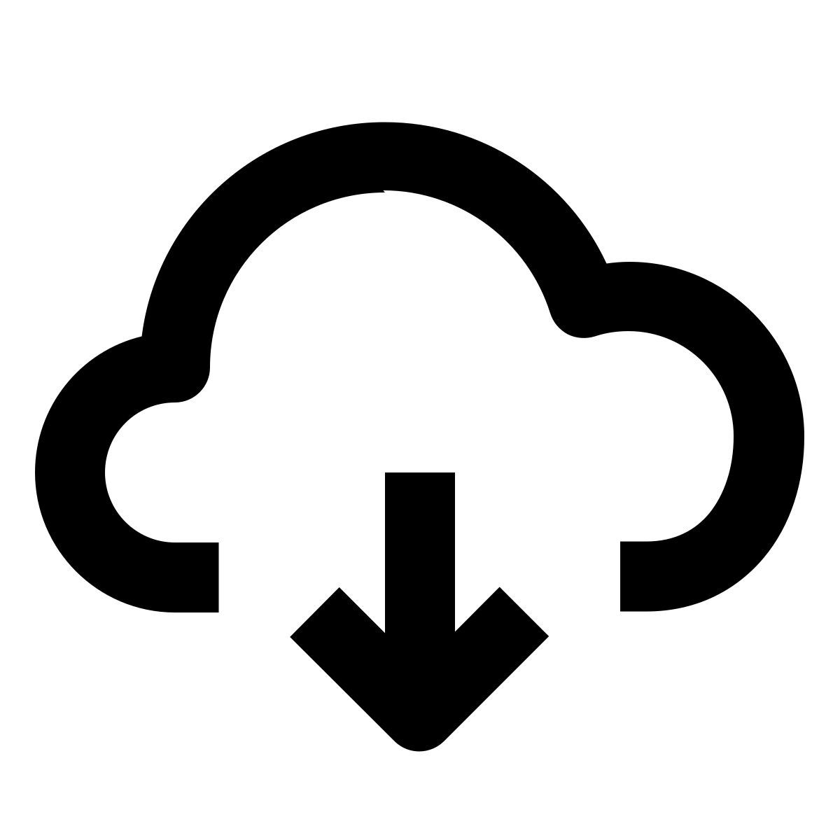 cloud download icon