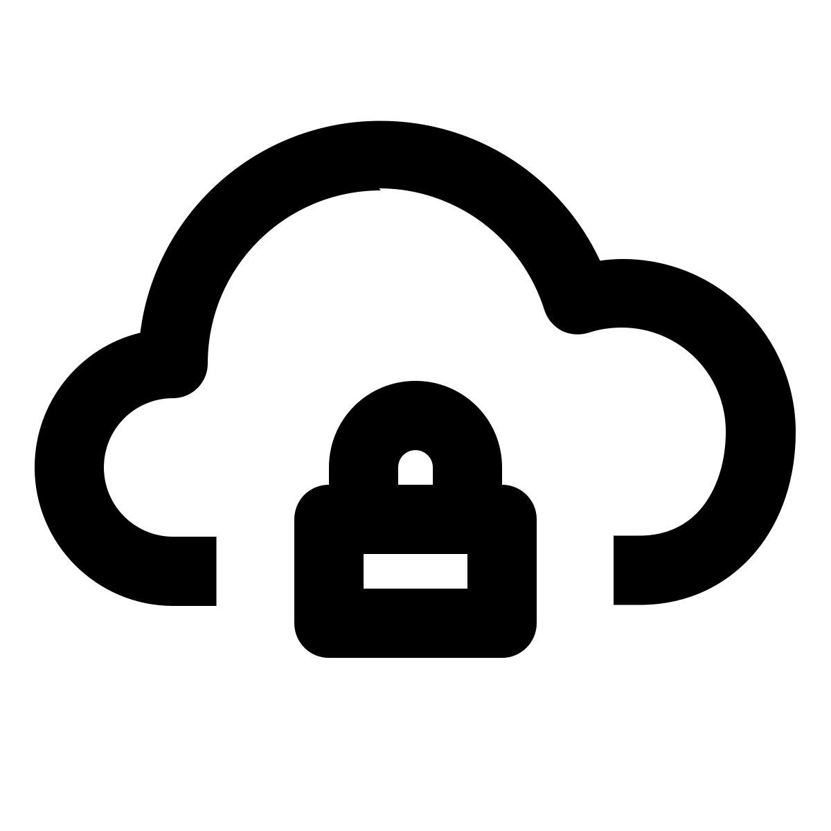 cloud lock icon