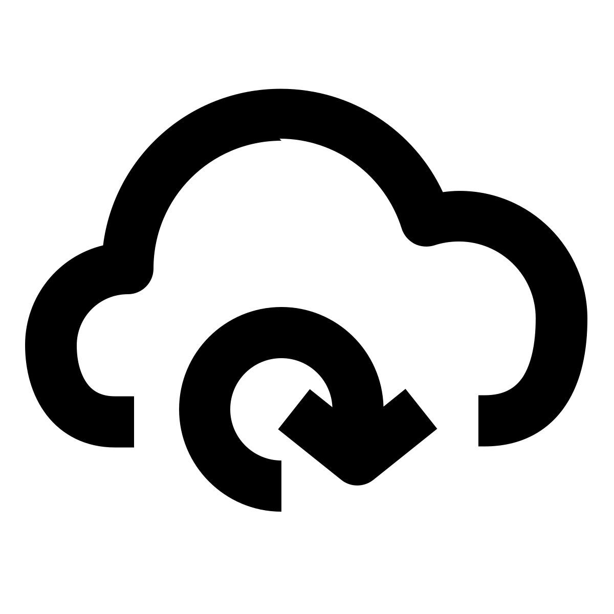 cloud redo icon