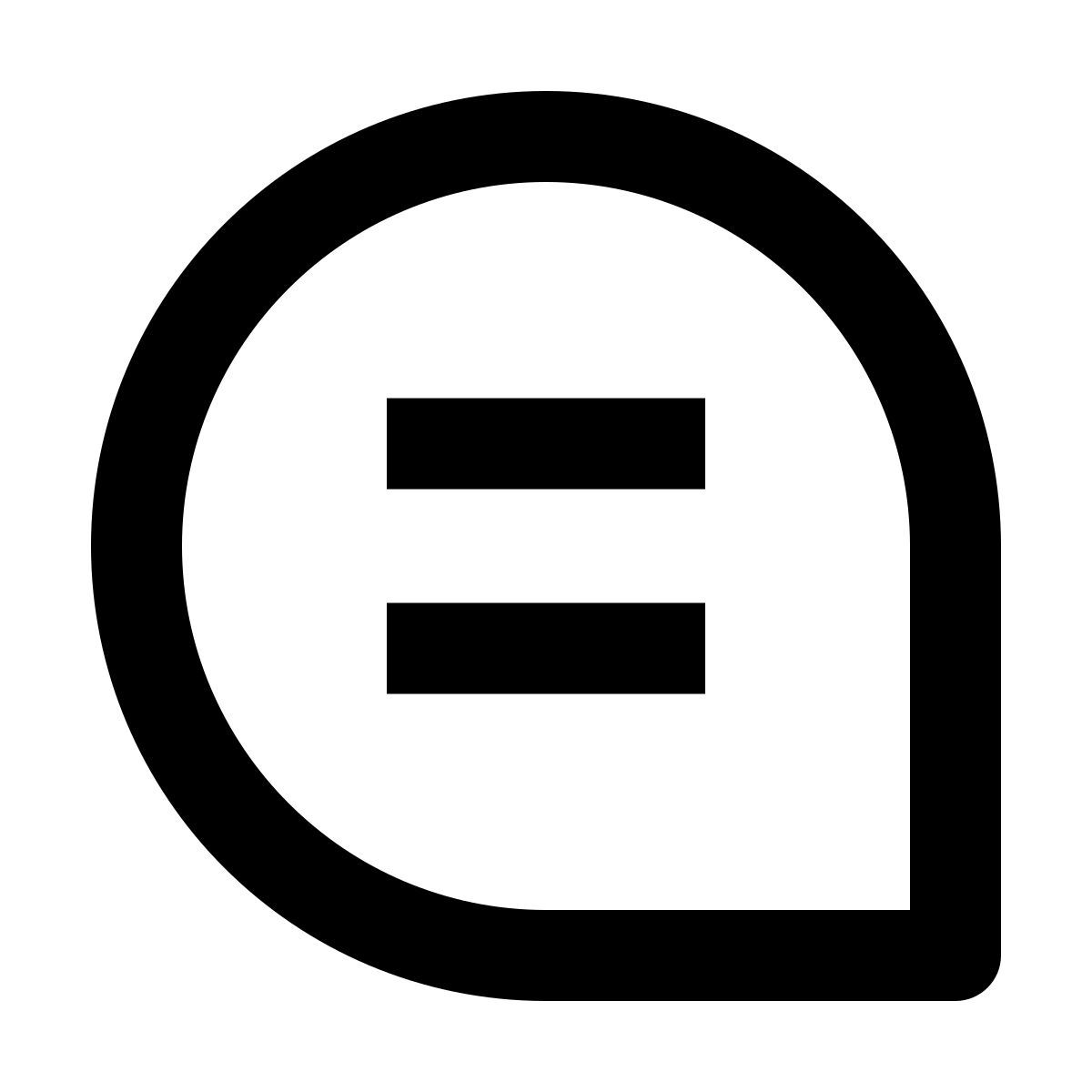 linha de comentário icon