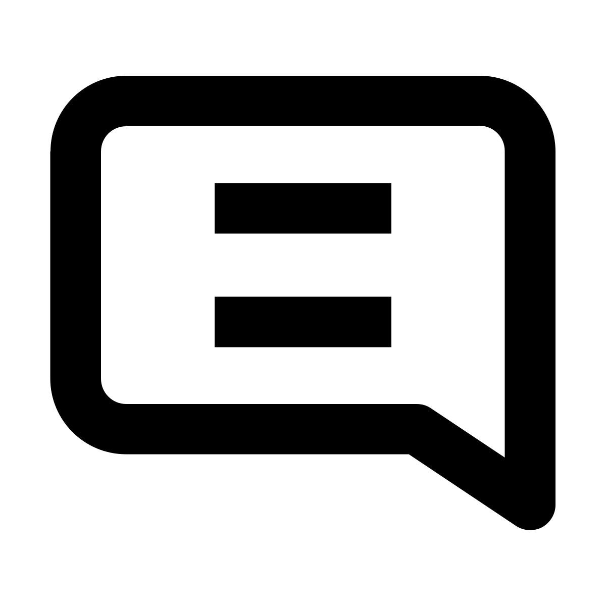linha de comentário icon